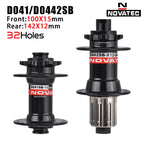 NOVATEC Mountain Bike Hub D041SB D042SB 32/36 Holes Mtb Bushing for 8/9/10/11 Speed MTB Disc Brake Hub  Mtb Hubs 32H 36H