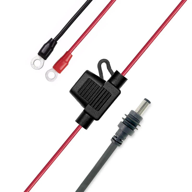 For Starlink Mini Specific Power Cable DIY 18AWG Wiring Extension Harness with Automotive Fuse Holder ATC/ATO DC Plug Waterproof