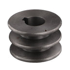 For A Type V Belt V Belt Pulley Dia 50mm 100 Cast Iron Double Slot Pulley Power Tool Accessory V Belt Pulley A Type