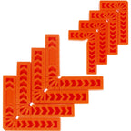 8pcs 90 degree positioning square right angle clips 4 inches/3 inches reusable fixed clips durable corner clips