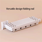 Foldable Shower Curtain Rod Set Invisible Bathroom Partition Waterproof High-End Dry Wet Separation Eye Protection Included