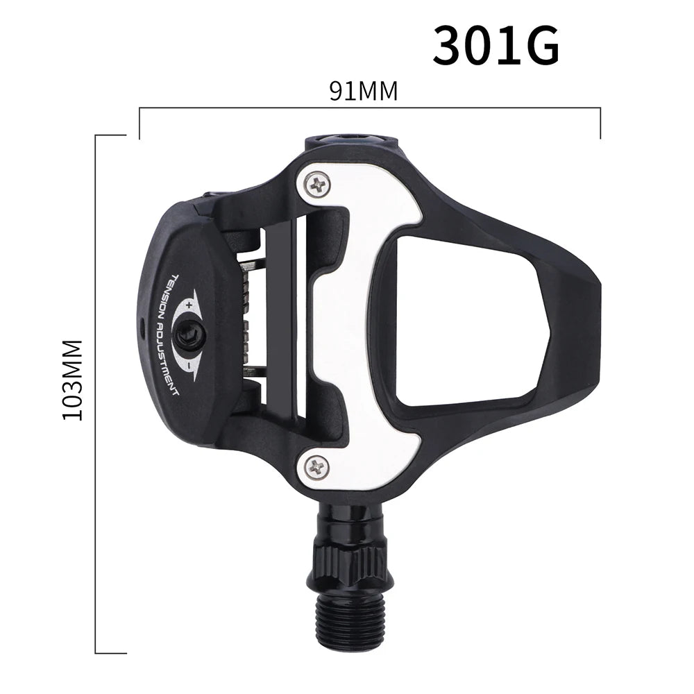 RACEWORK Road Bike Pedals Clipless Clip-On Pedals With Sealed Bearings Nylon Ultralight Pedals For Gravel Cycling Parts