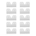 10pcs/lot 18 Teeth Ceramic Edge Carbon Coated Steel Pet Clipper Blade Dog Grooming Blade Electric Accessories for Andis Wahl
