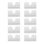 10pcs/lot 18 Teeth Ceramic Edge Carbon Coated Steel Pet Clipper Blade Dog Grooming Blade Electric Accessories for Andis Wahl