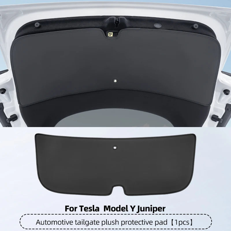 For Tesla Model Y Juniper Model 3 Highland Trunk Tailgate Protection Pad Rear Trunk Door Leather Anti Fouling Protection Pad