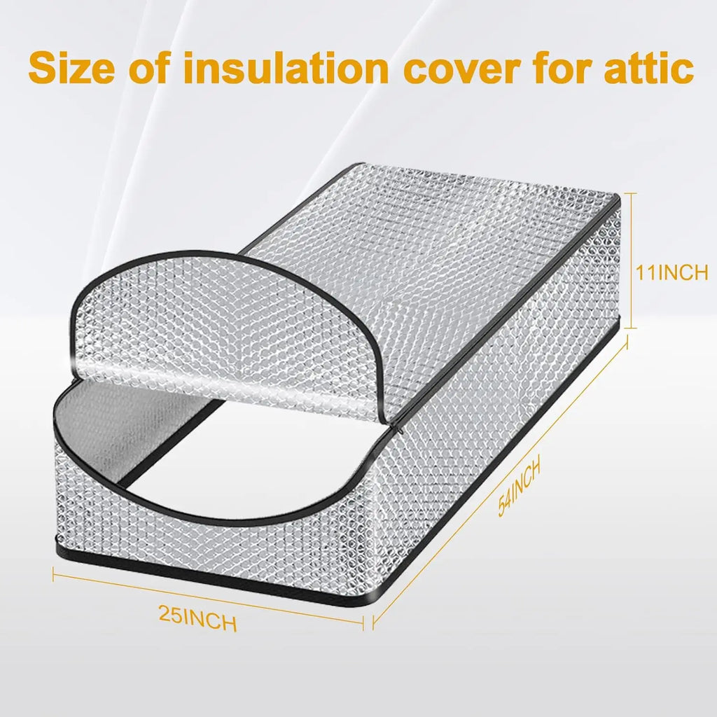 Attic Stairway Insulation Cover Energy Saving Attic Stairs Door Ladder Double Bubble Insulator Pull Down Stairs Tent with Zipper