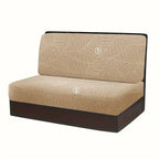 Jacquard RV Dinette Sofa Seat Cushion Cover Elastic Armless Couch Slipcovers Anti-slip Anti-dirt Camper Car Bench Slipcover