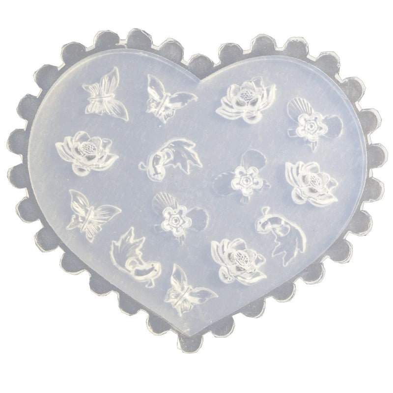 DIY 3D Silicone Nail Art Decortive Design Mold Nail Art Making Tools Mould