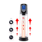 Electric Vacuum Penis Pump Men's Sex Toy Penis Extender 4 Sucking Modes LED Display Rechargeable Cock Training Penis Extension