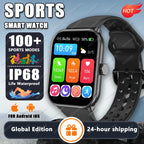 2026GPS Track Smart Watch 2.01-Inch Ultra HD AMOLED Screen IP68 Waterproof Sports Heart Rate Monitor Bluetooth Call Smartwatches
