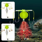 Newest 1-5PCS Hook Fishing Bait Cage Four Hook Carbon Steel Line Group Feeder Sinker Float Sharp Fishing Spring Bait Cage Tools