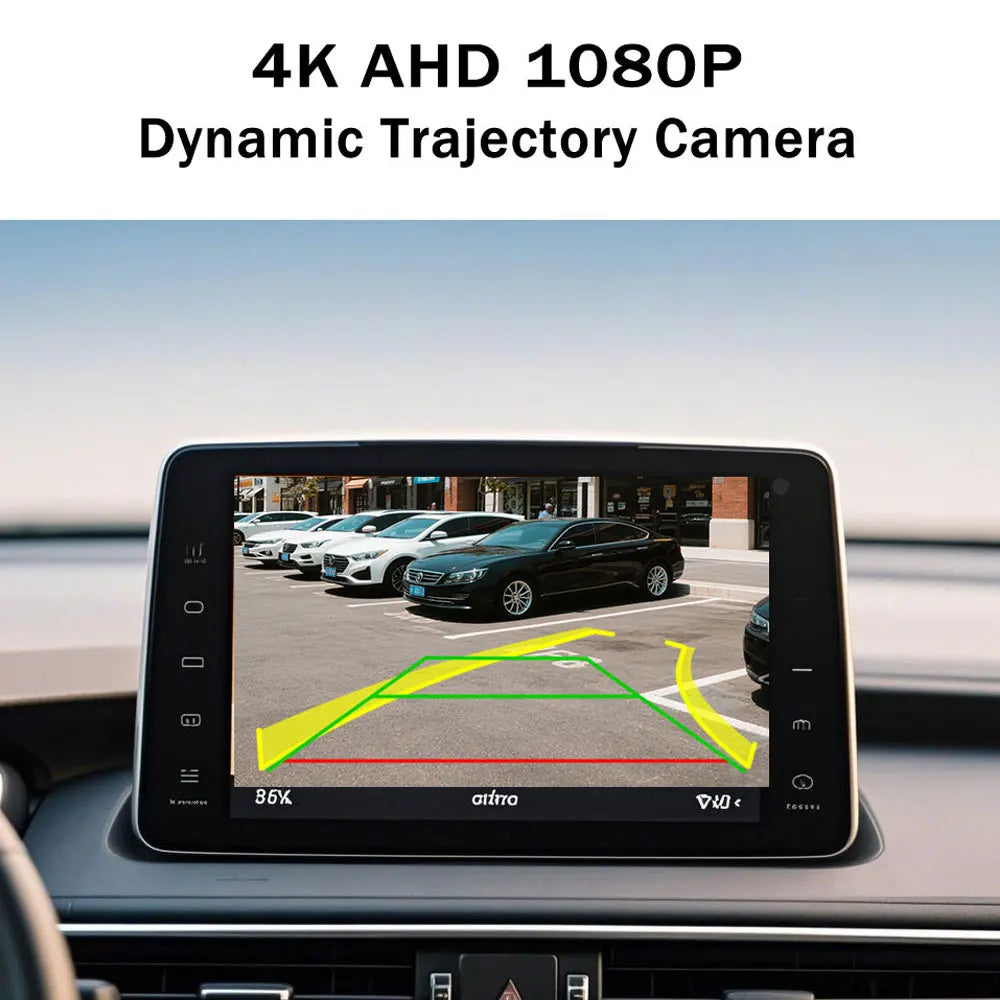QMKJ AHD 1080P/720P Dynamic Trajectory Rear View Camera HD Night Vision Reversing Camera Waterproof For Andriod Player Monitor