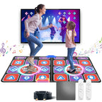 Dance Mat Girls Kids, Upgraded Models Double Anti-Slip Durable Musical Dance Mat with Wireless Receiver,with 58 Games 100 Music