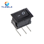 KCD11 Mini Rocker Switch 10x15mm 100pcs 2/3 Pin ON-OFF or ON-OFF-ON 3A 250VAC