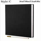 1pc Linen Photo Album Self Adhesive Scrapbook Album for 2x3 4x6 5x7 8x10 Pictures DIY Photo Book Birthday Gifts for Women Mom
