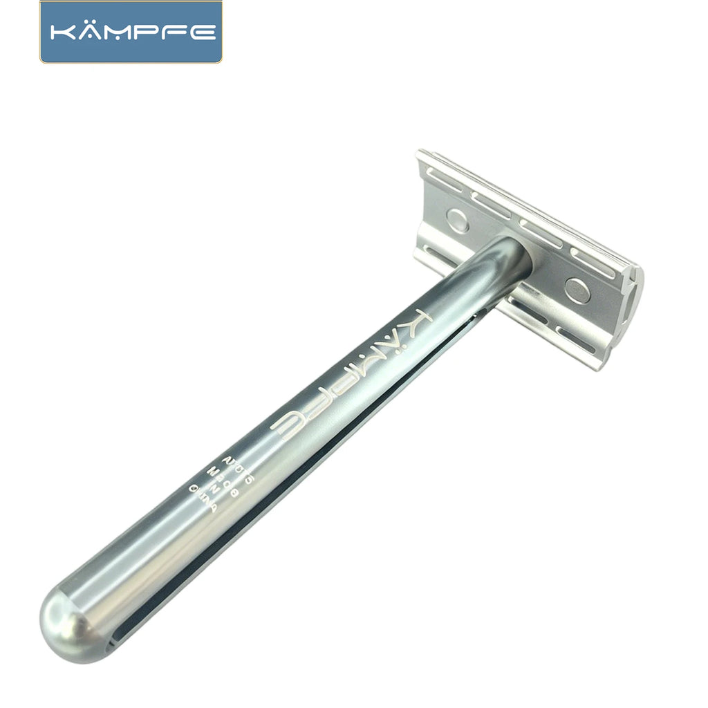KAMPFE Men's Traditional Safety Razor Double Edge Aluminum Shaving Lightweight Razor for Wet Shaving Father's Day Gift
