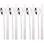 304 Stainless Steel Cutlery Set Sushi Sticks Dinner Spoons Set 10Pcs Dinnerware Korean Chopsticks Dessert Spoon Flatware Set