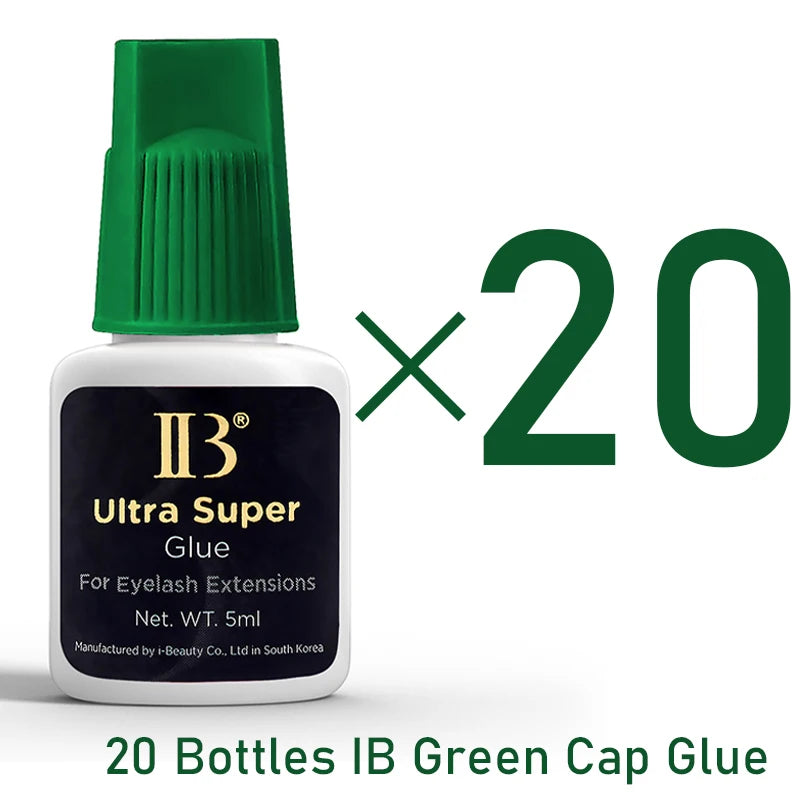 10 Bottles IBeauty Ultra Super For Eyelash Extension Glue Green Cap Waterproof Lash Adhesive Makeup Tool Fastest Eyes Open Korea