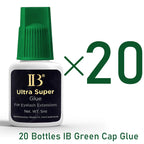 10 Bottles IBeauty Ultra Super For Eyelash Extension Glue Green Cap Waterproof Lash Adhesive Makeup Tool Fastest Eyes Open Korea