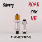 New 24 Hole Sealed Bearing Ultra Light Four Claw Road Bicycle Wheel Hub, 100/135/142 Compatible With For SHIMANO SRAM 11S