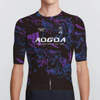 AOGDA Men's Aero Cycling Jersey Fast Dry Breathable Bike Shirt, Short/Long Sleeve