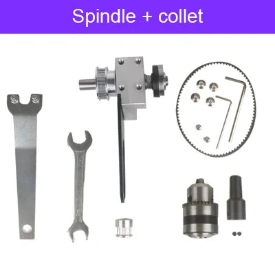 Table Saw Spindle Assembly DIY Woodworking Mini Saw Spindle Cutting Spindle Bearing Seat Cutting Mini Electric Saw