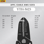 YTH-5023 Multifunctional Wire Stripping Pliers Cable Shearing and Stripping Manual Electrician's Tools