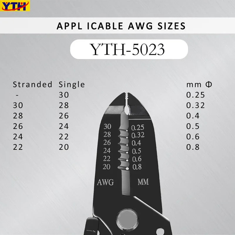 YTH-5023 Multifunctional Wire Stripping Pliers Cable Shearing and Stripping Manual Electrician's Tools