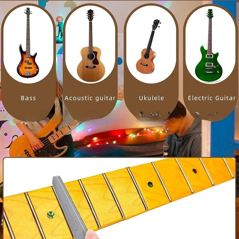 1PC Guitar Fret File For Grinding Crowning File Luthier Tool Double-Sided Fret Leveling Tool Guitar Tools Guitar