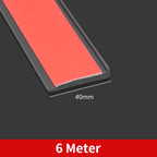Universal Rubber Fender Flare Wheel Arch Trim Lip Strip, Scratch-Proof, 3-6m x 30-50mm
