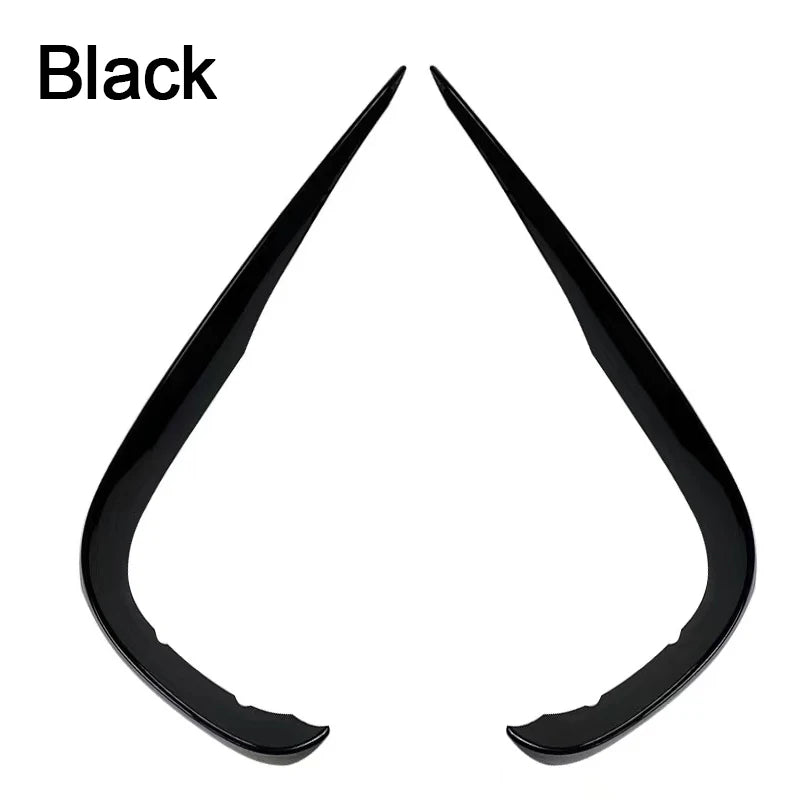 Car Front Bumper Splitter Spoiler For Mercedes Benz E Class W213 2016-2020 Spoiler Fog Light Trim AMG Wind Knife Car Accessories