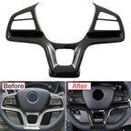 Fit for BYD Song PLUS DM-i EV / Seal U / Sealion 6 2021-2025 Carbon Fiber Printed Interior Steering Wheel Decor Cover Trim