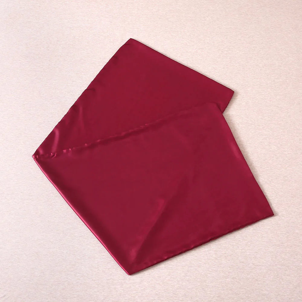 Body Satin Pillow Cover with Envelope Closure,Long Pillow Cases,Soft and Breathable Body Pillowcase,Gift for Sleepers,20x54 Inch