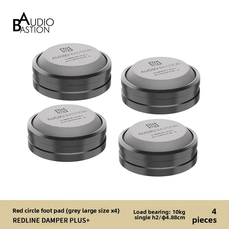 AudioBastion Anti-Vibration Pads for Speakers/Subwoofer/Amplifier - Hi-Fi Isolation Feet Improve Sound Quality (Set of 4)
