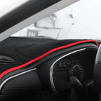 Jeep Renegade BU 2015-2025 Dashboard Cover Mat Anti-UV Sun Shade Pad, Black/Red