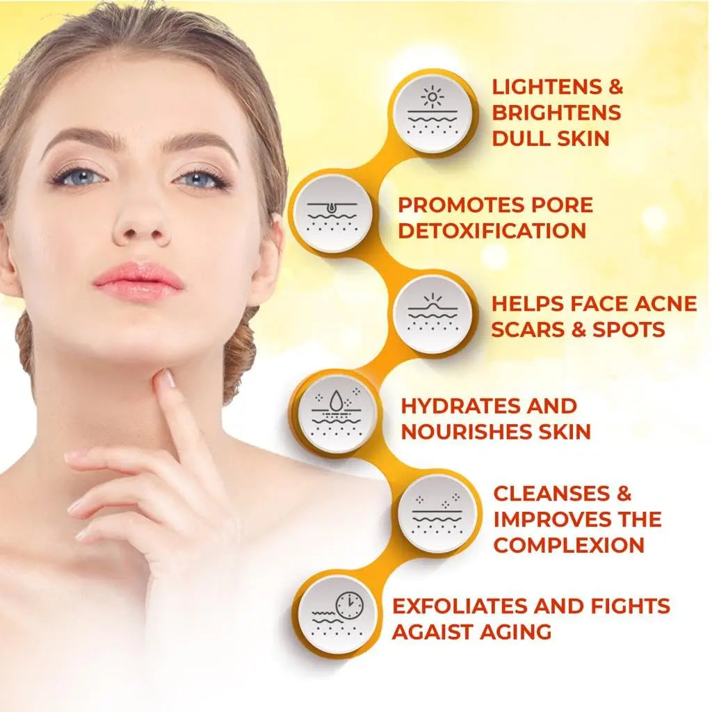 Super 500ml Turmeric Serum for Face & Body Skin Brightening Serum for Dark Spots - Turmeric Facial Repair Serum Cleanses Skin