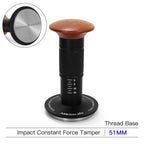 AliKisscafe Coffee Tamper Impact 4 Spring Constant Pressure 30lb 51mm 53.3mm 58.5mm For Breville Espresso Accsesory Barista Tool