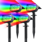 29 LED RGB Solar Spotlight Outdoor Landscape Light, IP67 Waterproof, 7 Color, 1pc