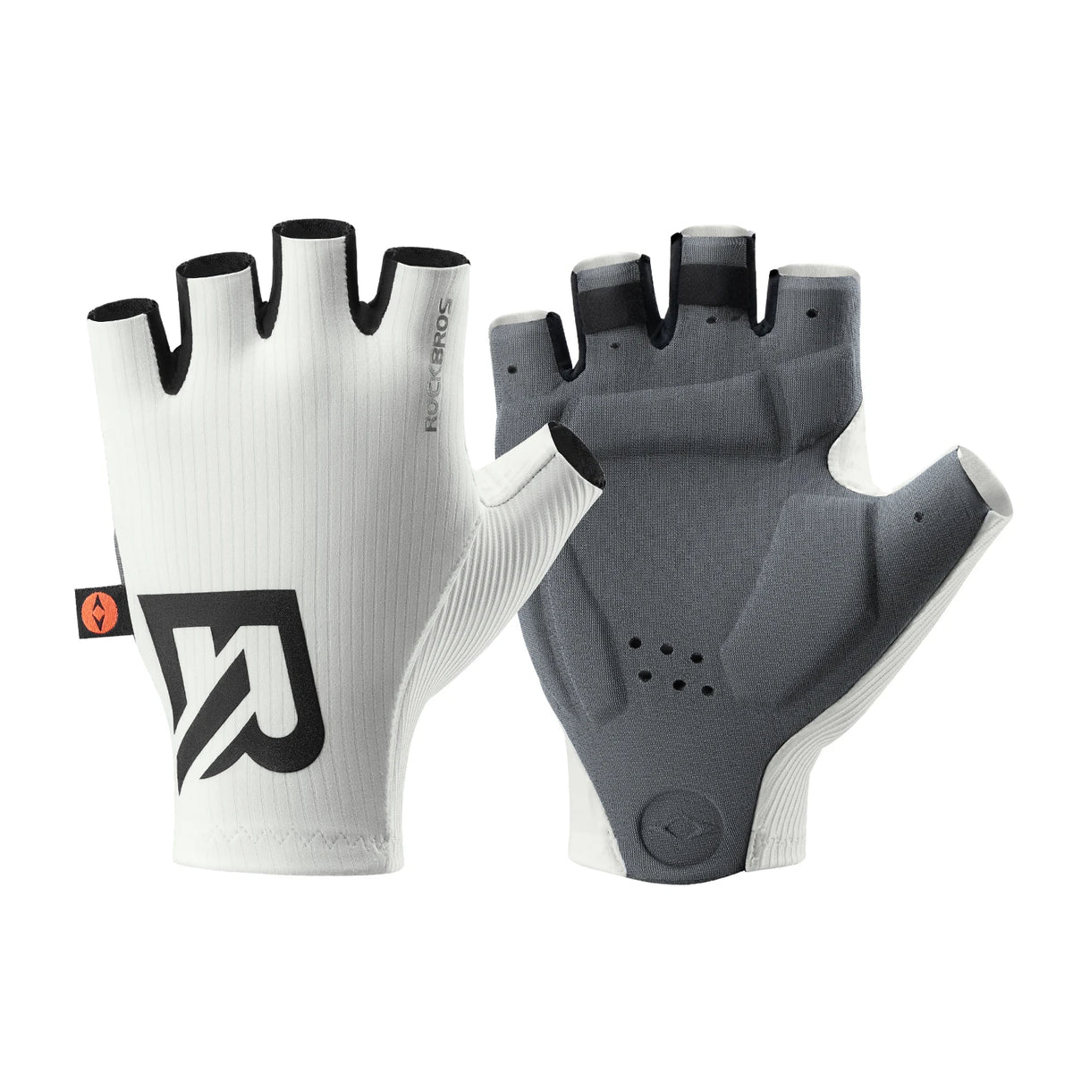 ROCKBROS Summer Cycling Gloves Lightweight Elastic Breathable Half Finger Gloves High Density Cushion Palm Pad Cycling Gloves