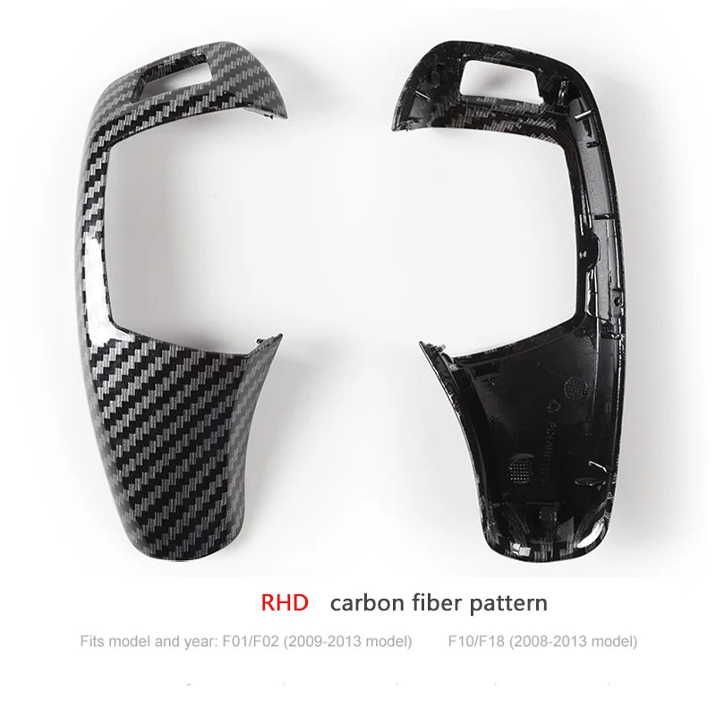For BMW Old Model  F10 F18 F01 F02  Interior Replacement Parts Gear Shift Knob Cover Trim Shifter Lever Panel 2008-2013