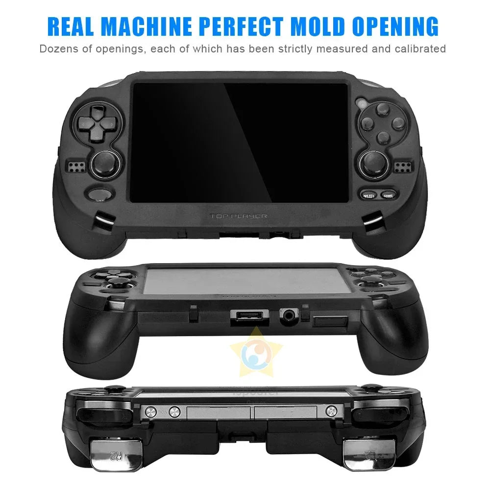For PS VITA 1000 PSV1000/PS Vita1000 Replacement Hand Grip Joypad Stand Case with L2 R2 Trigger Button Game Accessories