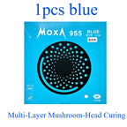 YINHE 955 Green Blue Cured Table Tennis Rubber Long Pimples OX Medium Particles 955 Ping Pong Without Sponge Rubber Anti-spin