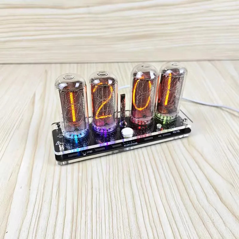 GHXAMP IN-18 Nixie Tube Clock Base Kit 4-Digit Advanced Version DC 5V (No Tubes)