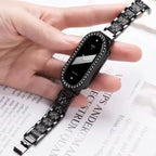 For Xiaomi Mi Band 10 9 8 Case Half Cover Diamond Anti Scratch Protective Shell for MiBand10 9 8
