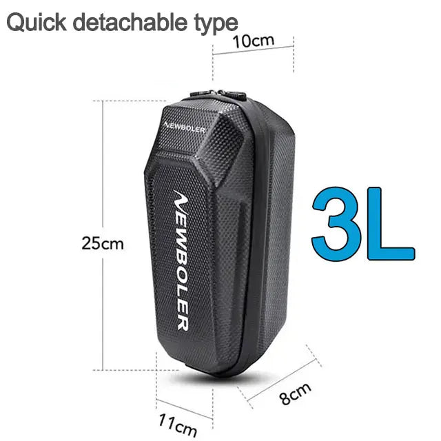 NEWBOLER Electric Scooter Front Bag Handlebar Water-Resistant Quick Release 5L EVA Big Capacity Universal For Xiaomi Scooter