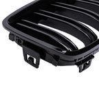For BMW 4 Series F32 F33 F36 M3 F80 M4 F82 Car Front Bumper Grille Racing Grill 12-18 Dual-Slat Glossy Black Grilles Accessories