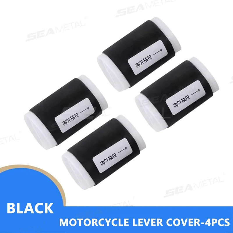 SEAMETAL Motorcycle Shift Gear Lever Cover Anti Theft Shoes Silicone Self Shrinking Motorcycle Riding Equipment Protective Cover