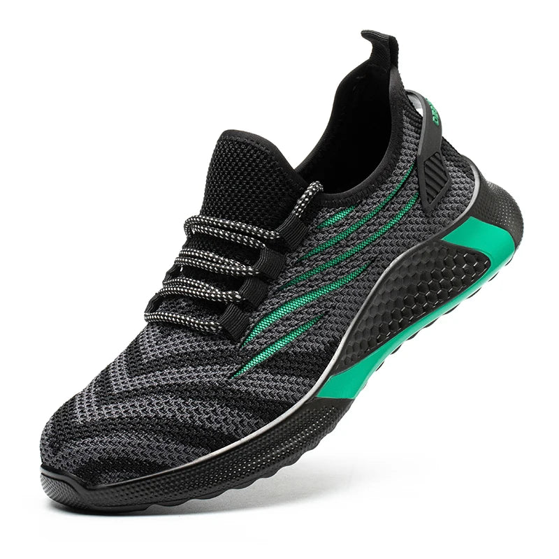 Men Work Safety Shoes Anti-puncture Working Sneakers Male Indestructible Work Shoes Men Boots Lightweight Men Shoes Safety Boots