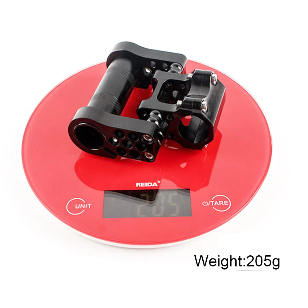Litepro 25.4 to 31.8 Bicycle Handlebar Stem Folding Bike Table Bmx Bridge Handle Bar Short Power Adjustable Double Stem Riser