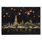 DIY A3 City Landmarks Paris London Night Scene Scratch Painting With Tool Scenery Landscape Colorful Scratch Art Room Decor Gift